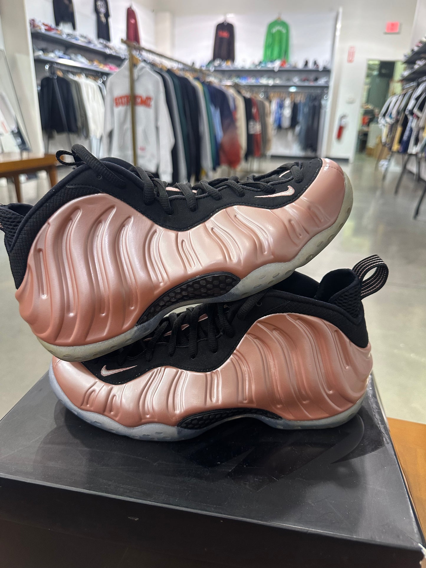 Preowned Nike Foamposite Rust Pink