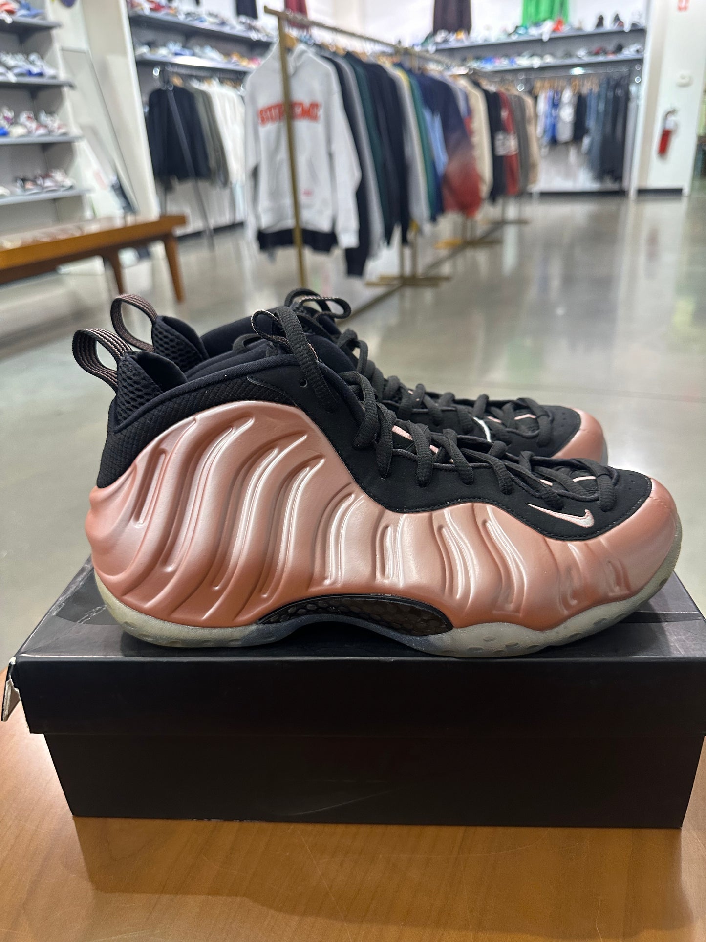 Preowned Nike Foamposite Rust Pink