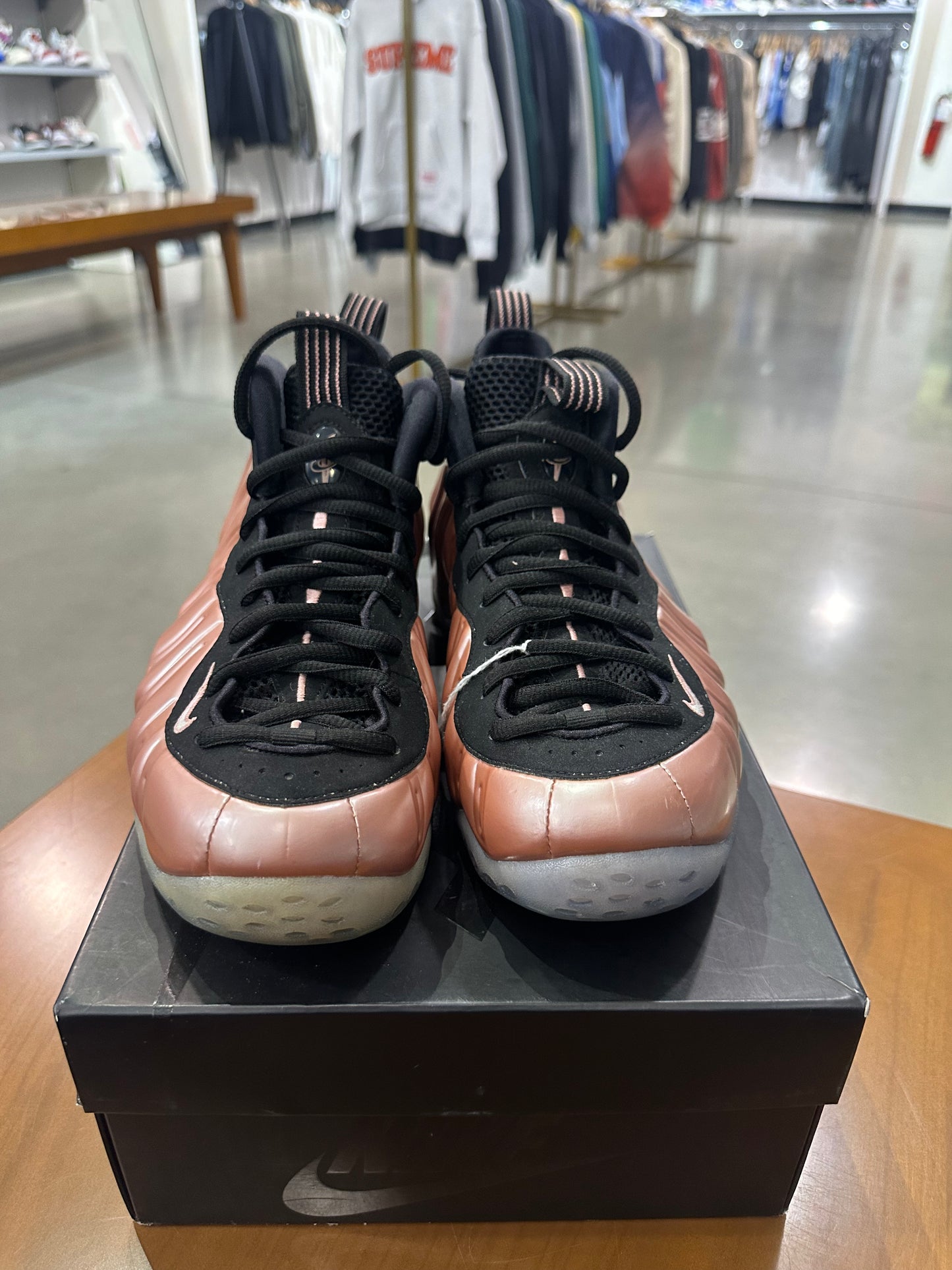 Preowned Nike Foamposite Rust Pink