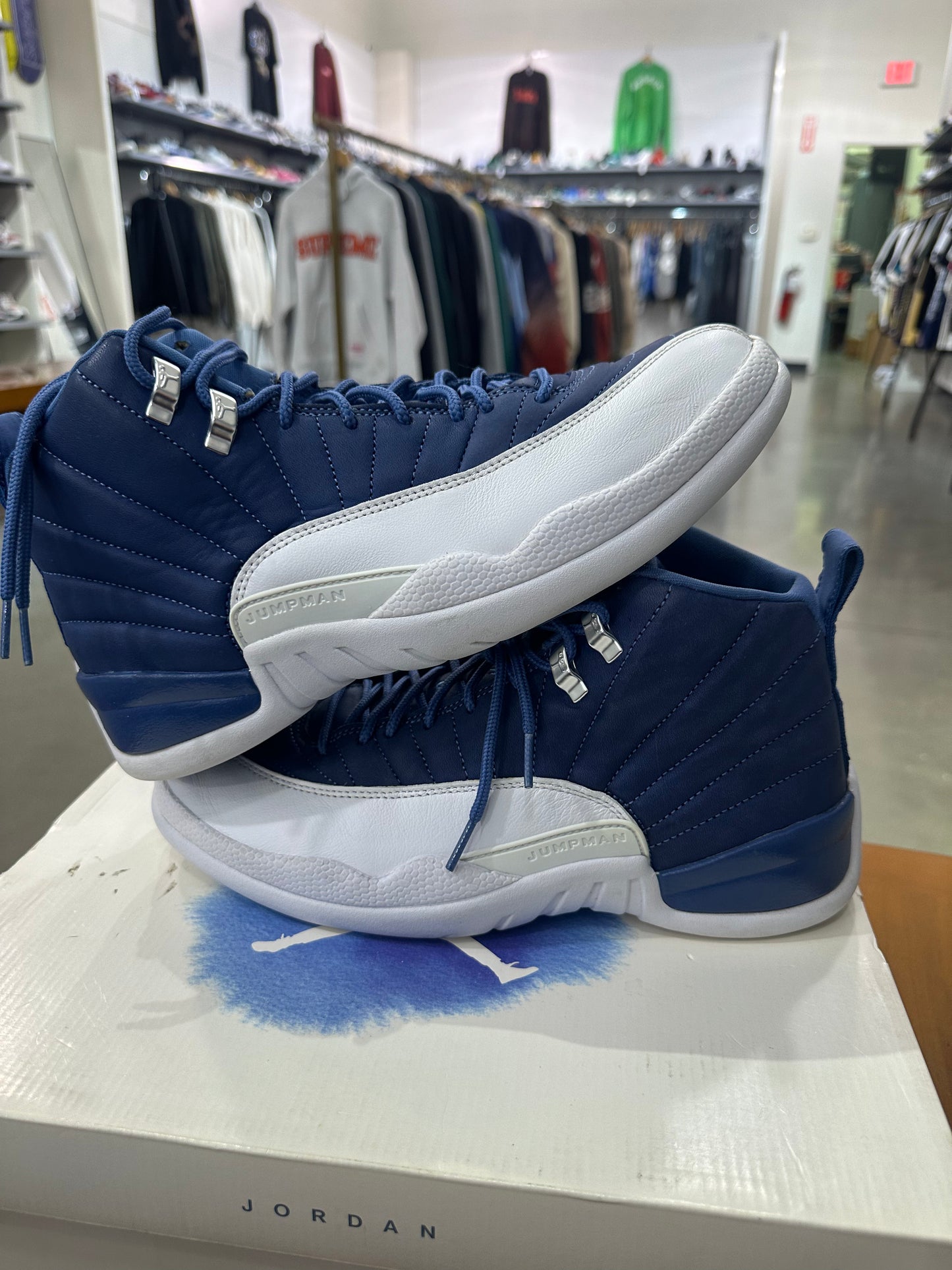 Preowned Air Jordan 12 Indigo