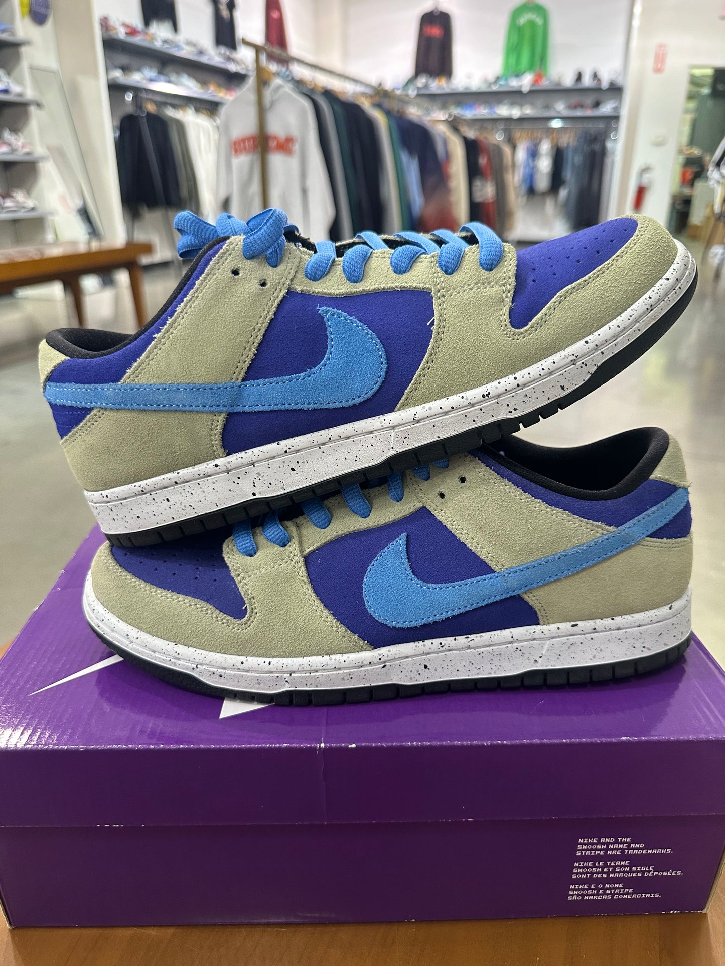 Preowned Nike SB Dunk Low Celadon