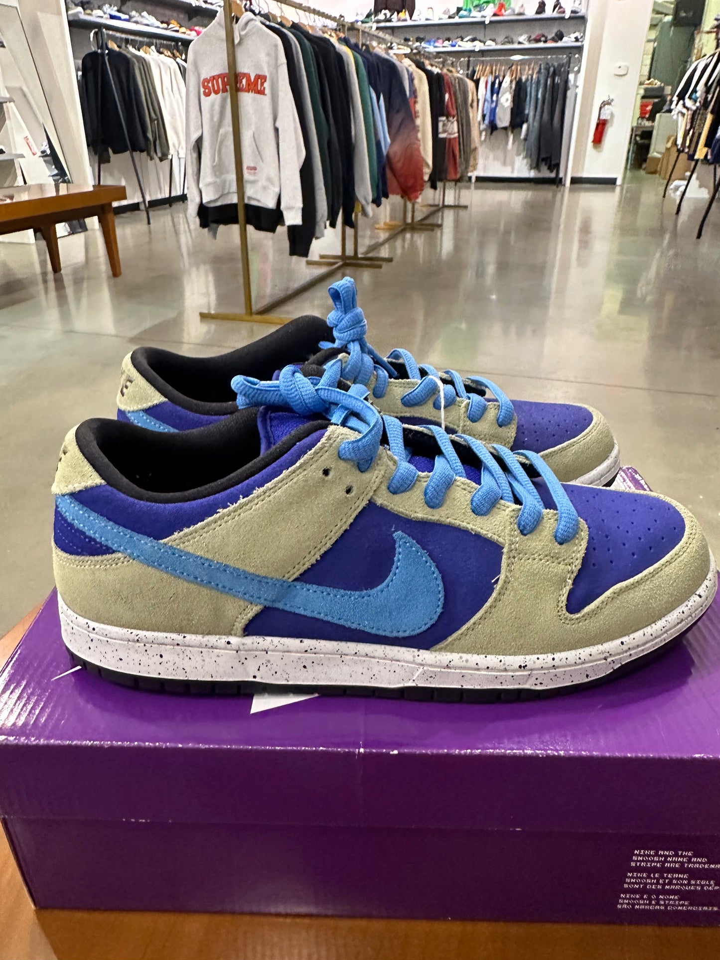 Preowned Nike SB Dunk Low Celadon