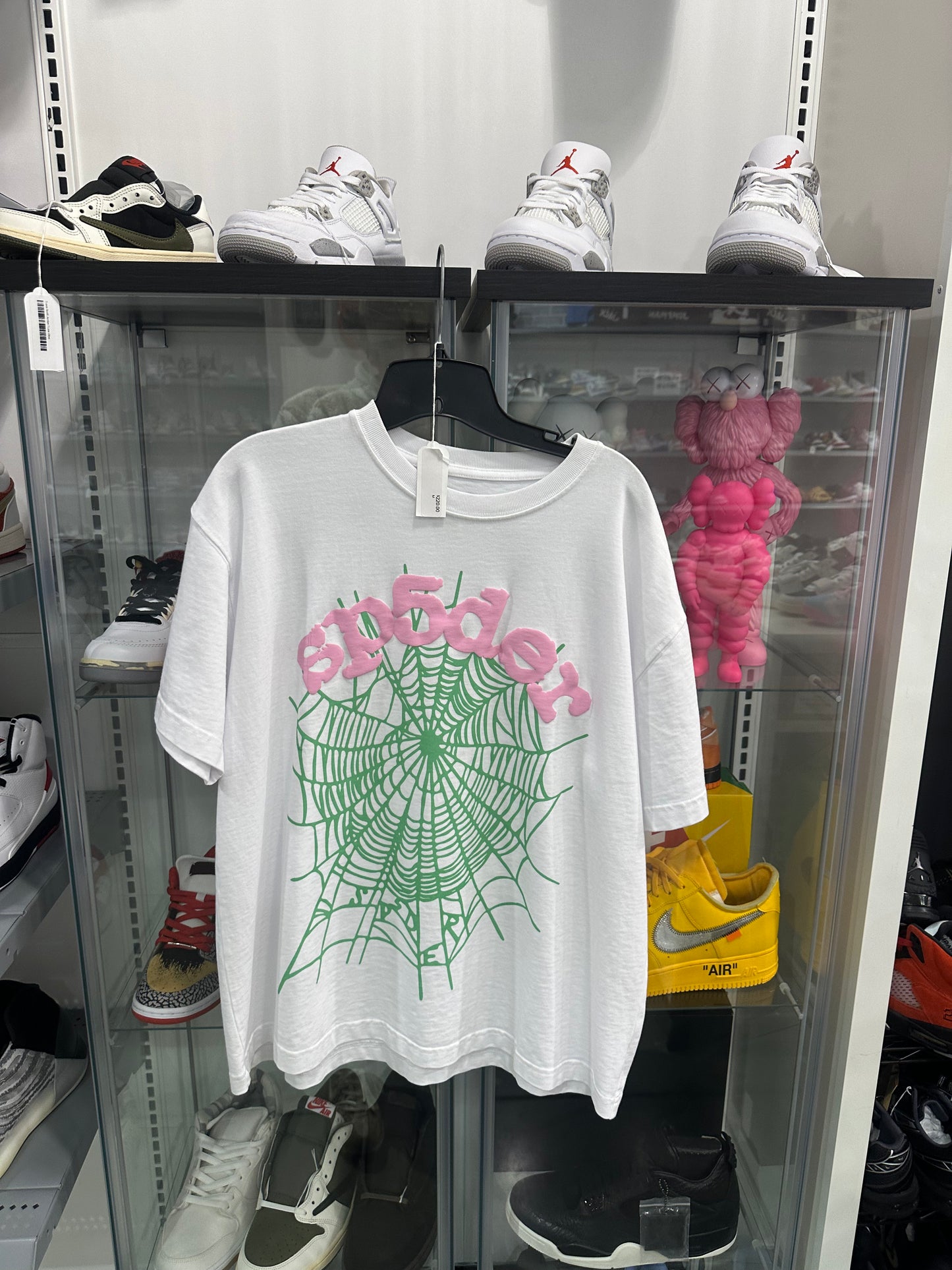 Sp5der OG Web Tee White