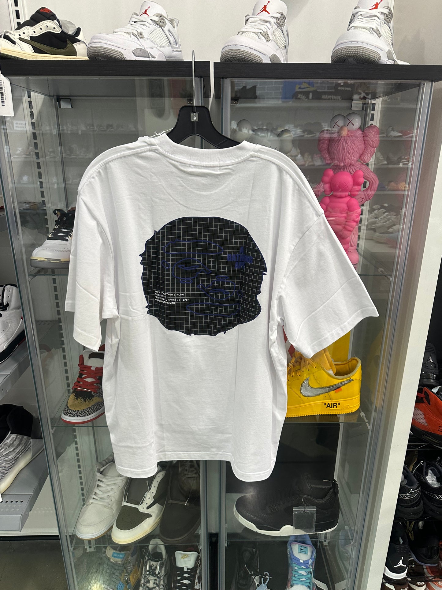 Bape White Relaxed Fit Tee