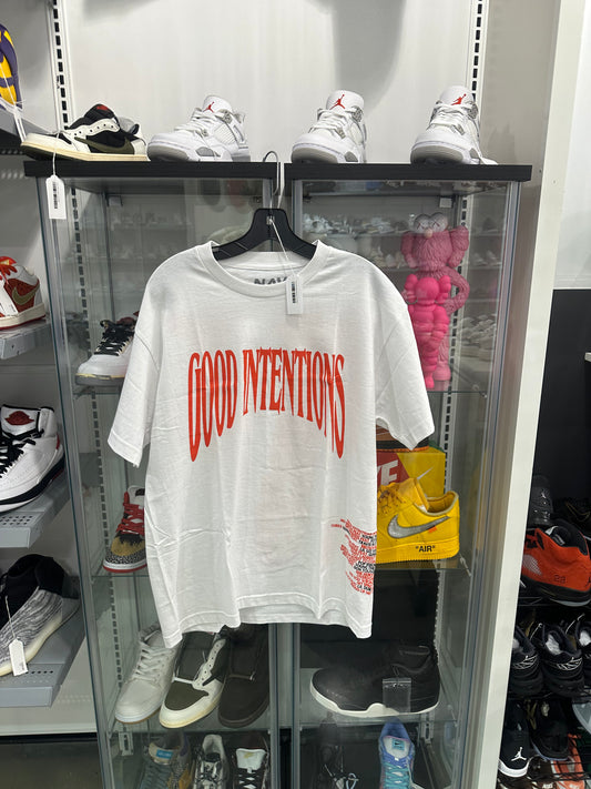 Vlone Nav Nd Intentions Tee White