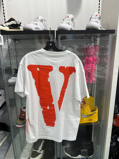 Vlone Nav Nd Intentions Tee White