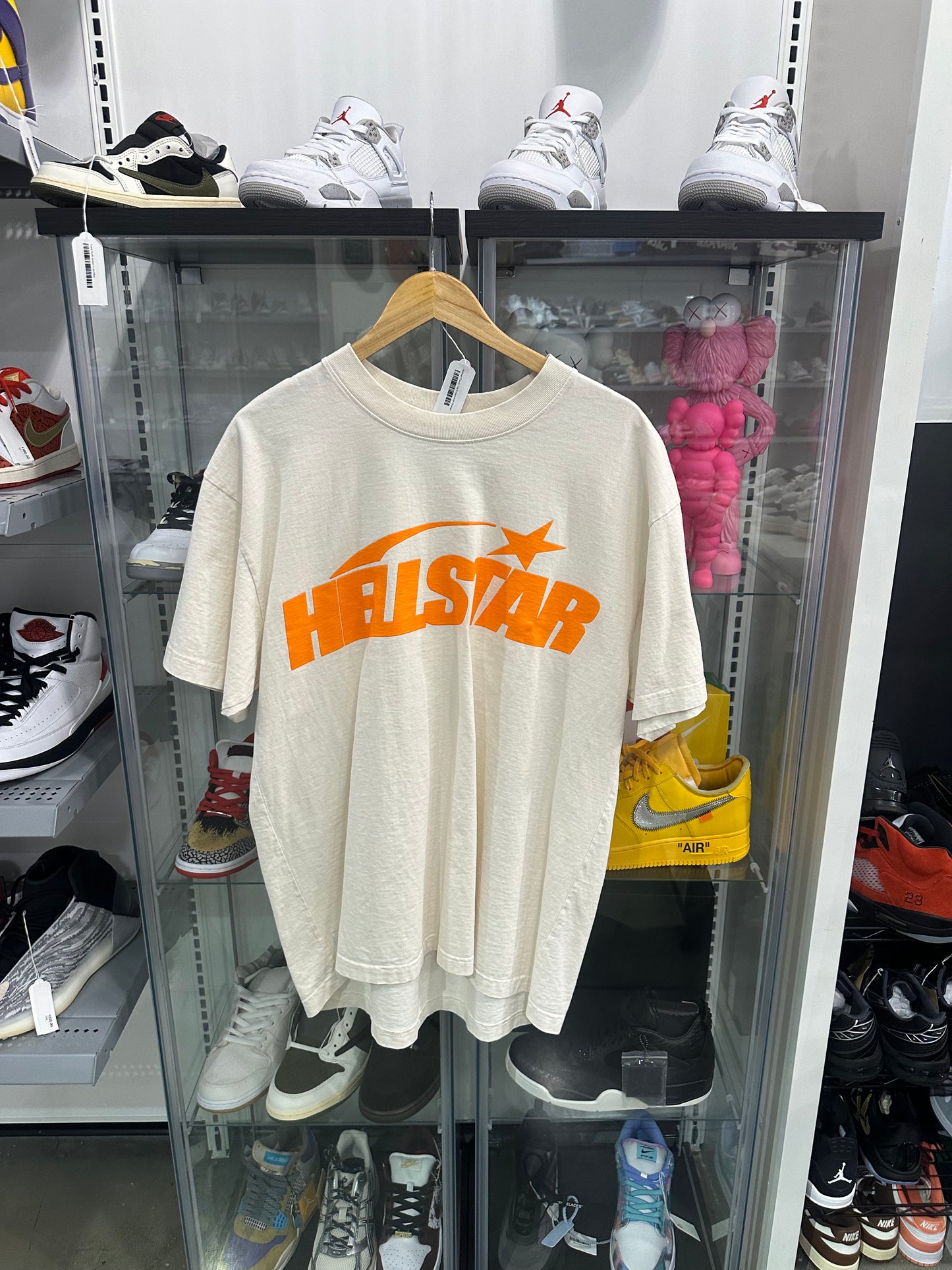 Hellstar Classic Tee Cream with Orange