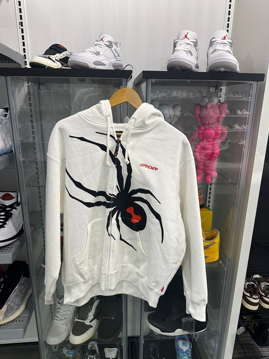 Supreme Spyder Zip Up White