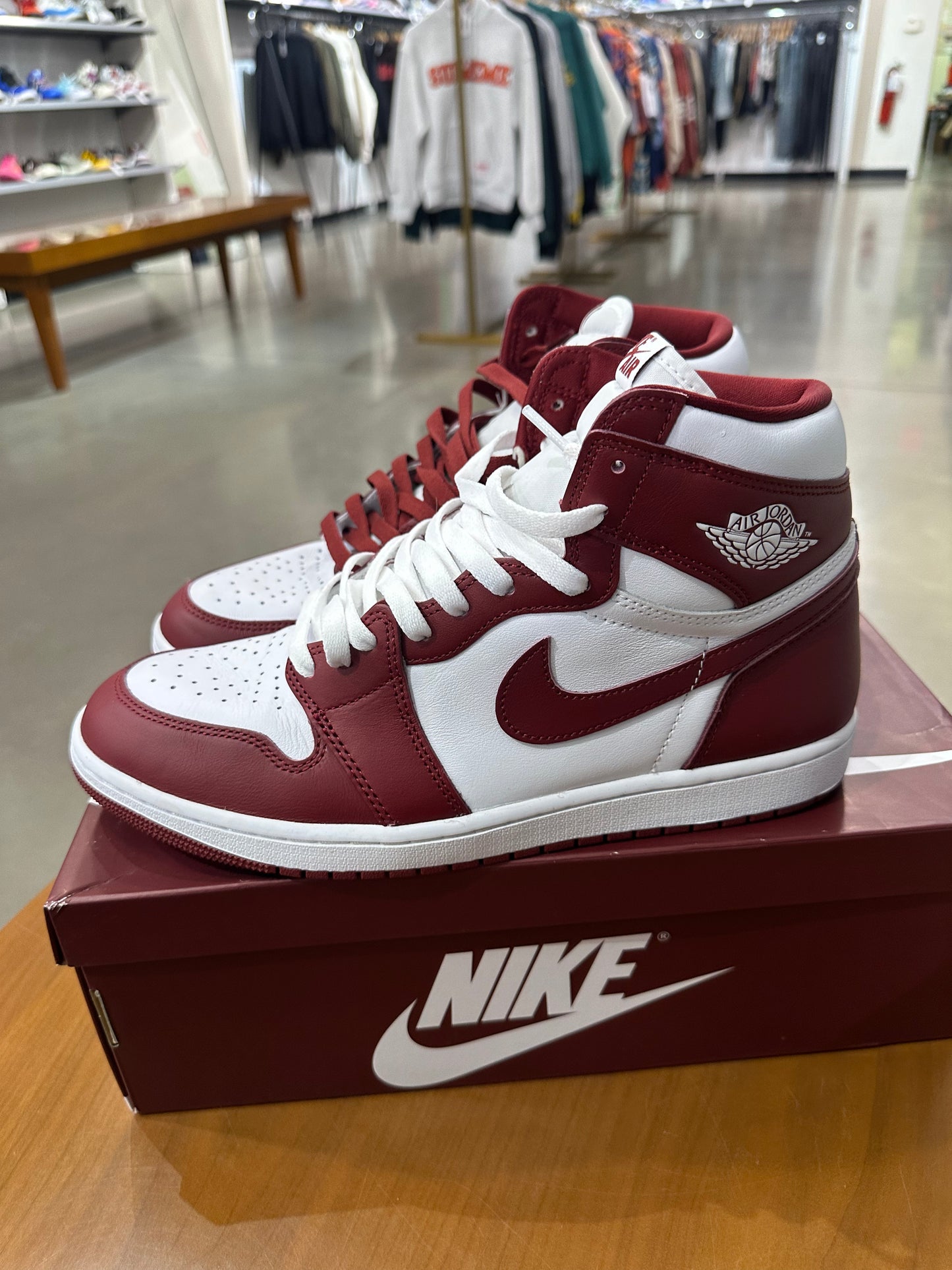 Preowned Air Jordan 1 Artisanal Team Red