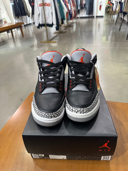 Preowned Air Jordan 3 Black Cement(2018)