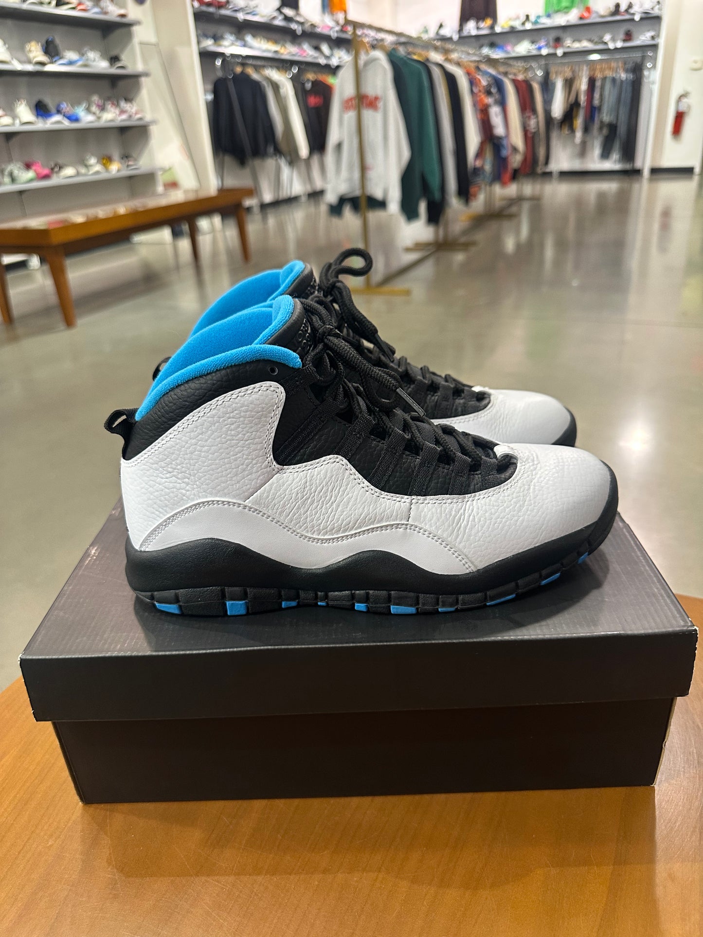 Preowned Air Jordan 10 Powder Blue