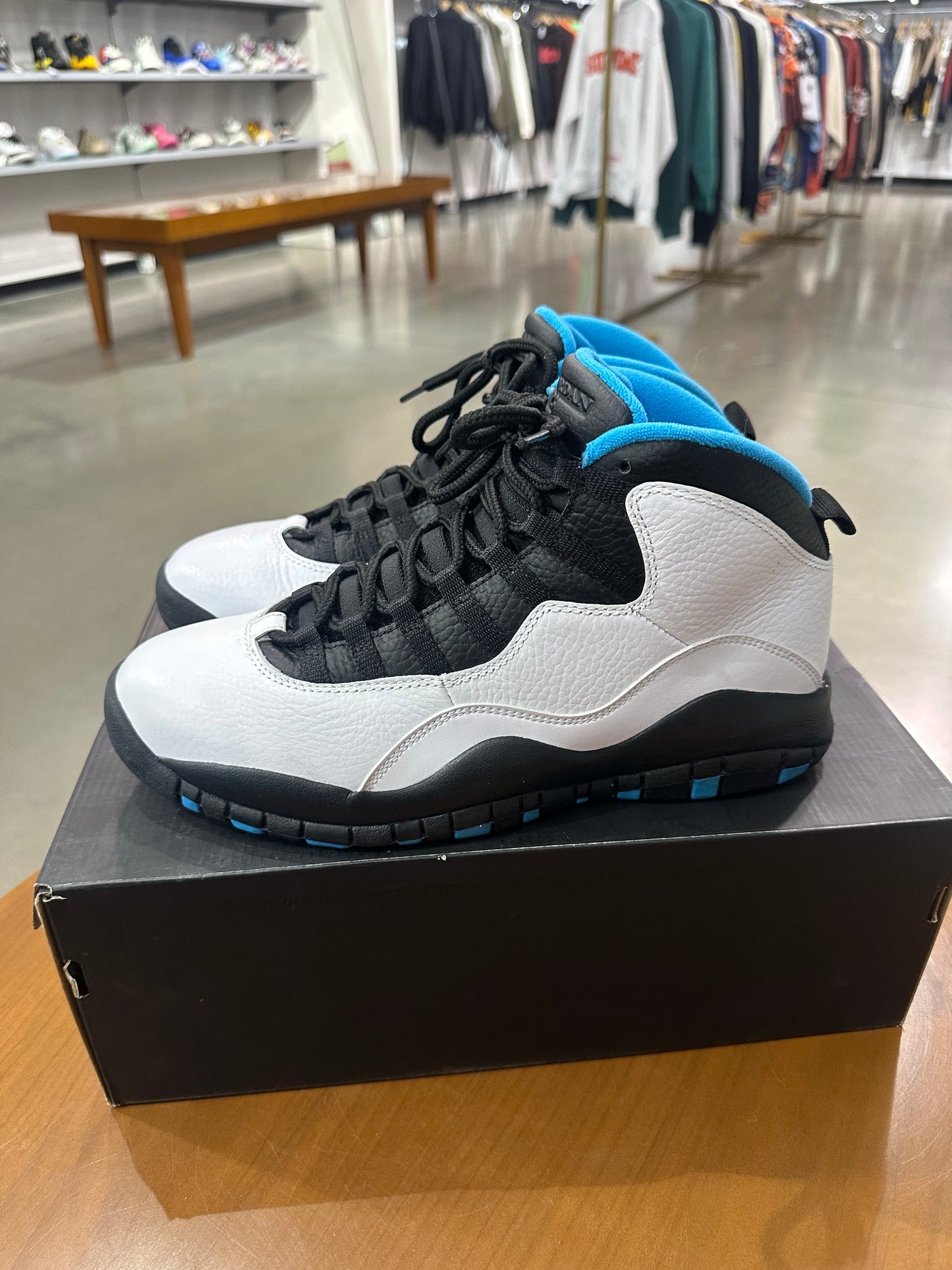 Preowned Air Jordan 10 Powder Blue