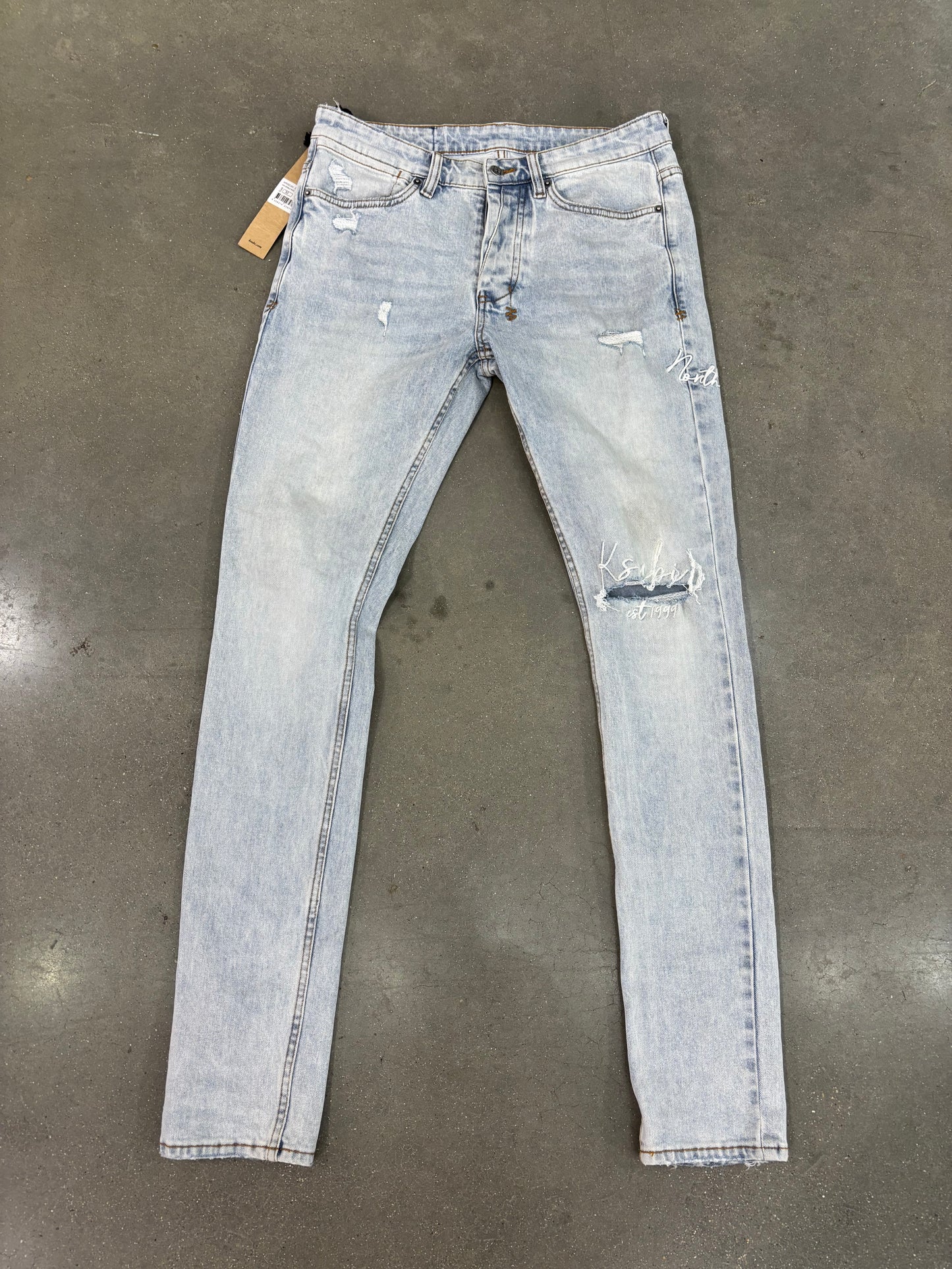 Preowned Ksubi Jeans Light Wash Blue