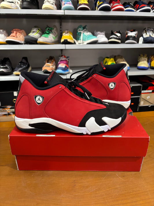 Preowned Air Jordan 14 Gym Red Toro