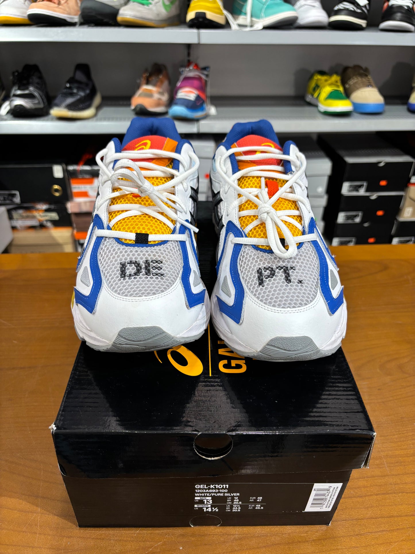 Preowned Asics Gel-K1011 Gallery Dept Mental Energy Multi-Color