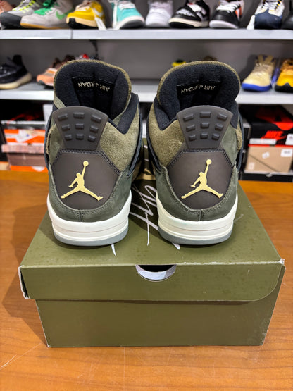 Preowned Air Jordan 4 Craft Olive