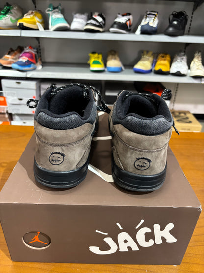Preowned Travis Scott Jordan Jumpman Jack TR Dark Mocha