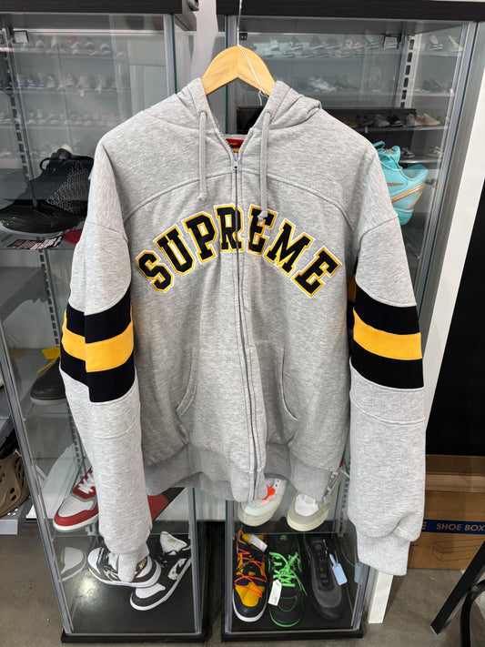 Supreme Filled Zip Up Heather Grey