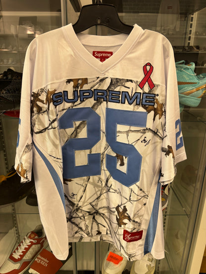 Supreme Breast Cancer Awareness Football Jersey White