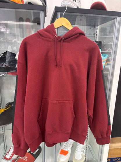 Supreme Woven Patches Hooded Sweatshirt Red (FW25)