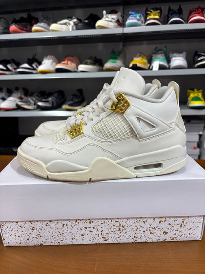 Air Jordan 4 Metallic Gold