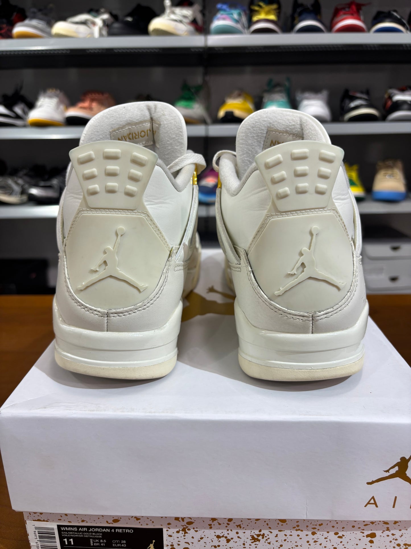 Air Jordan 4 Metallic Gold