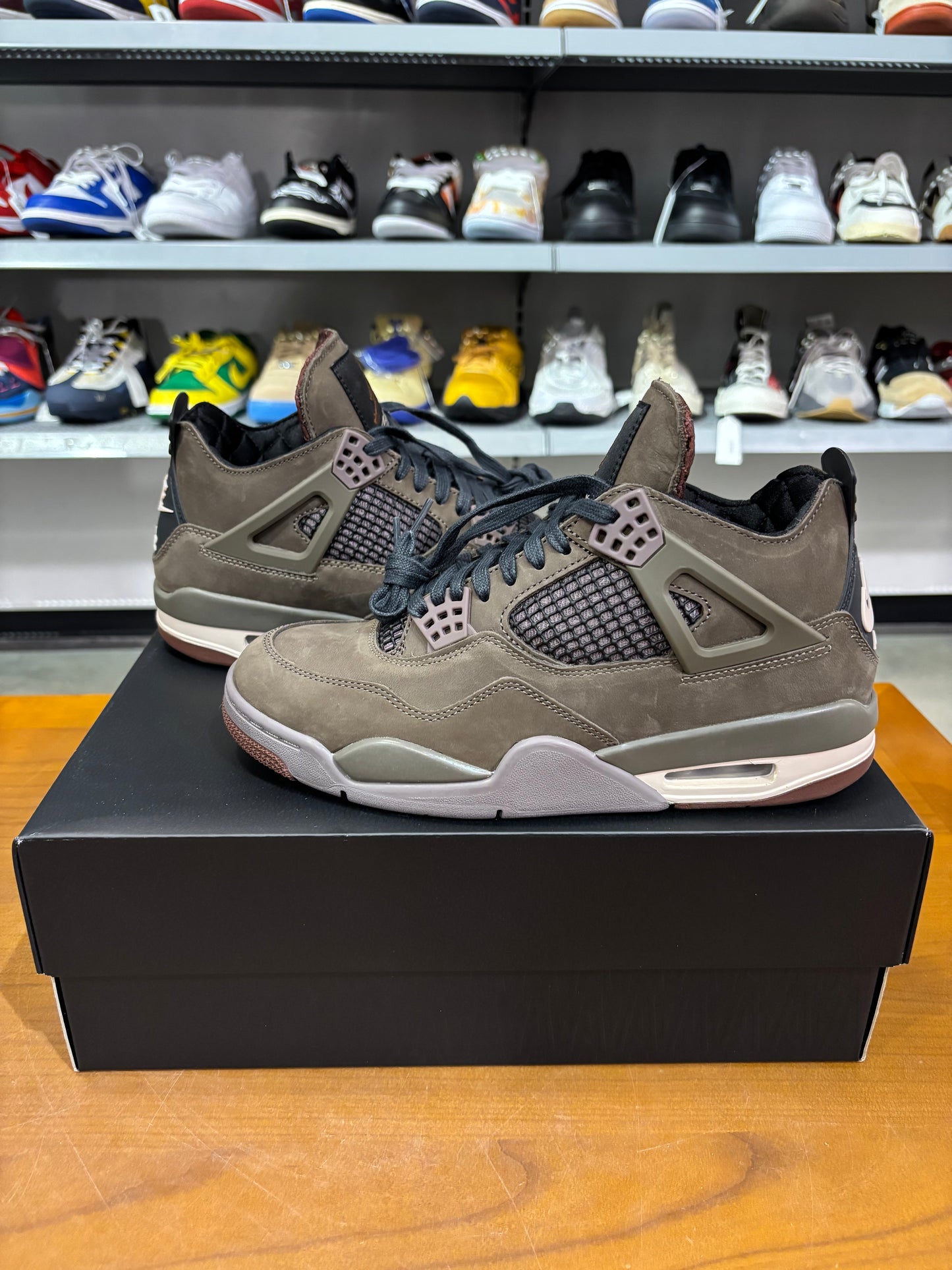 Preowned Air Jordan 4 A Ma Manere Dark Mocha