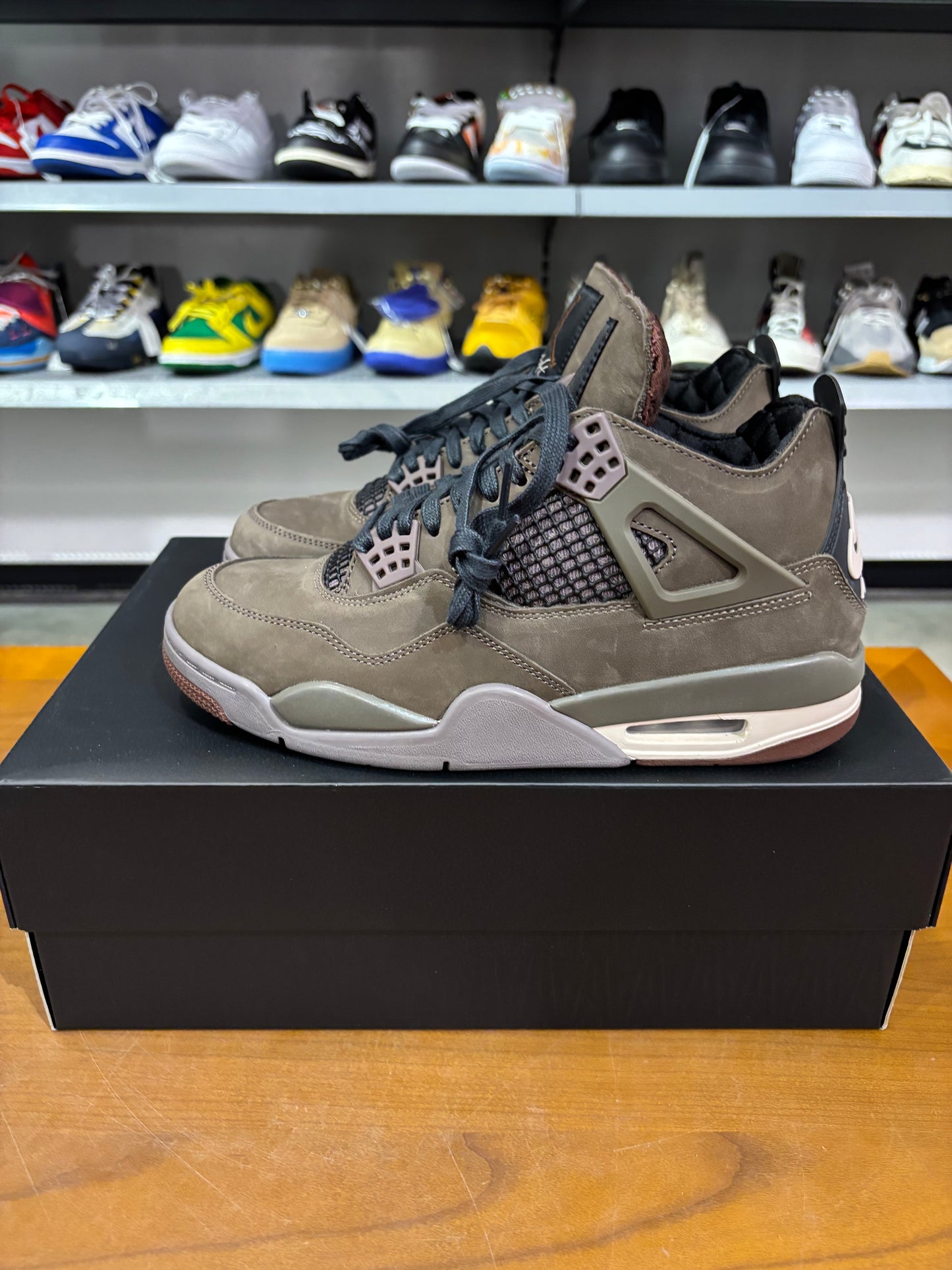 Preowned Air Jordan 4 A Ma Manere Dark Mocha