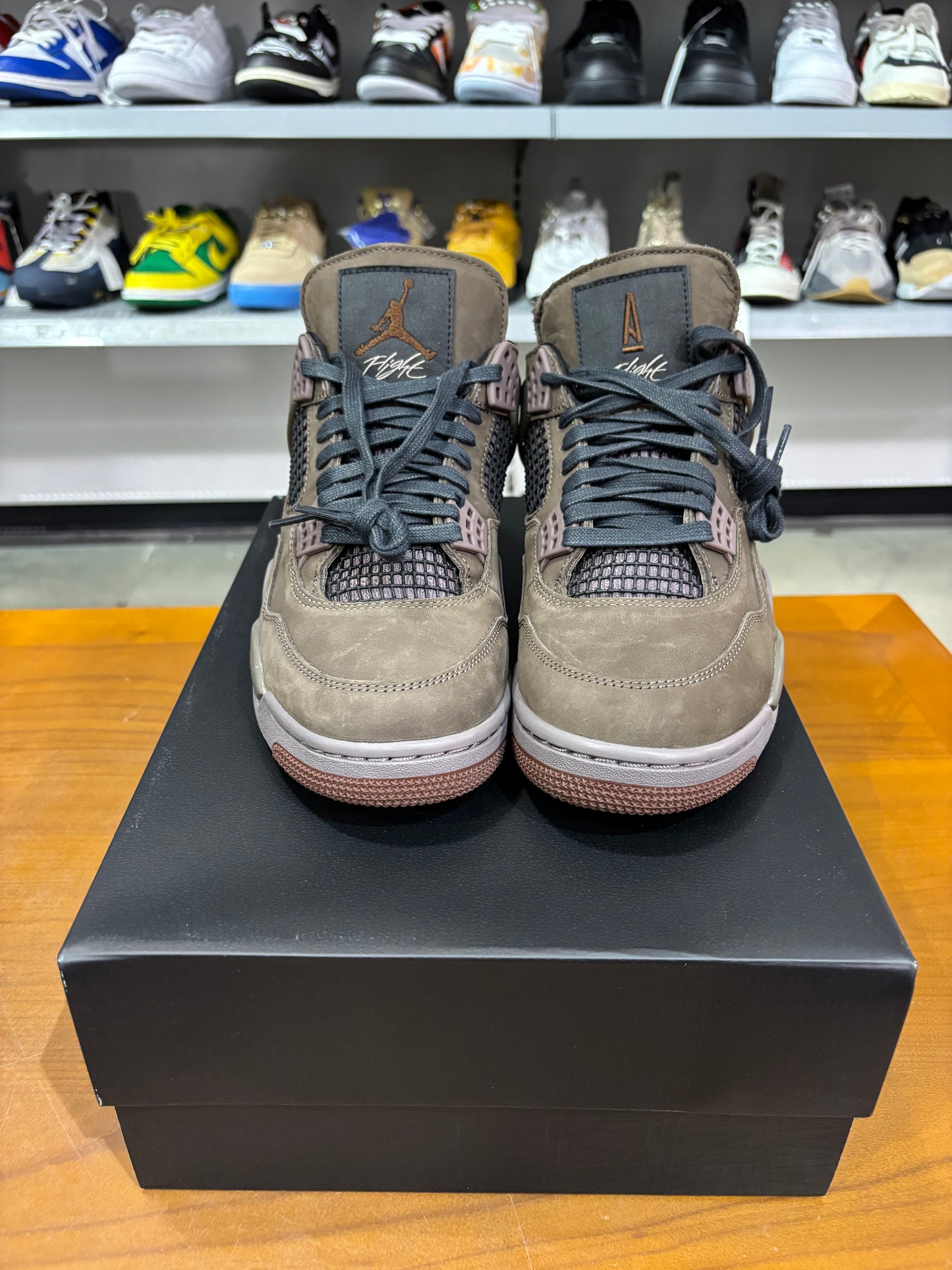 Preowned Air Jordan 4 A Ma Manere Dark Mocha