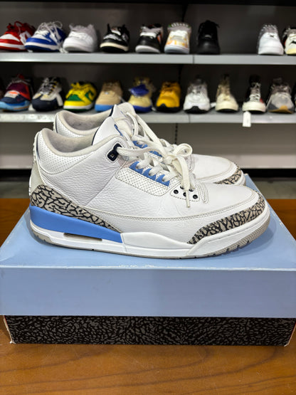 Preowned Air Jordan 3 UNC