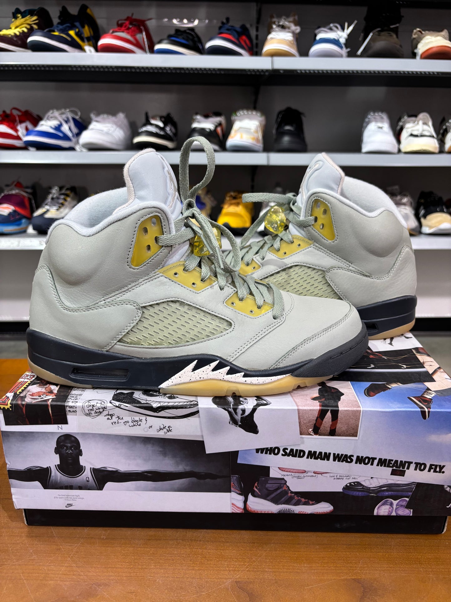 Preowned Air Jordan 5 Jade Horizon