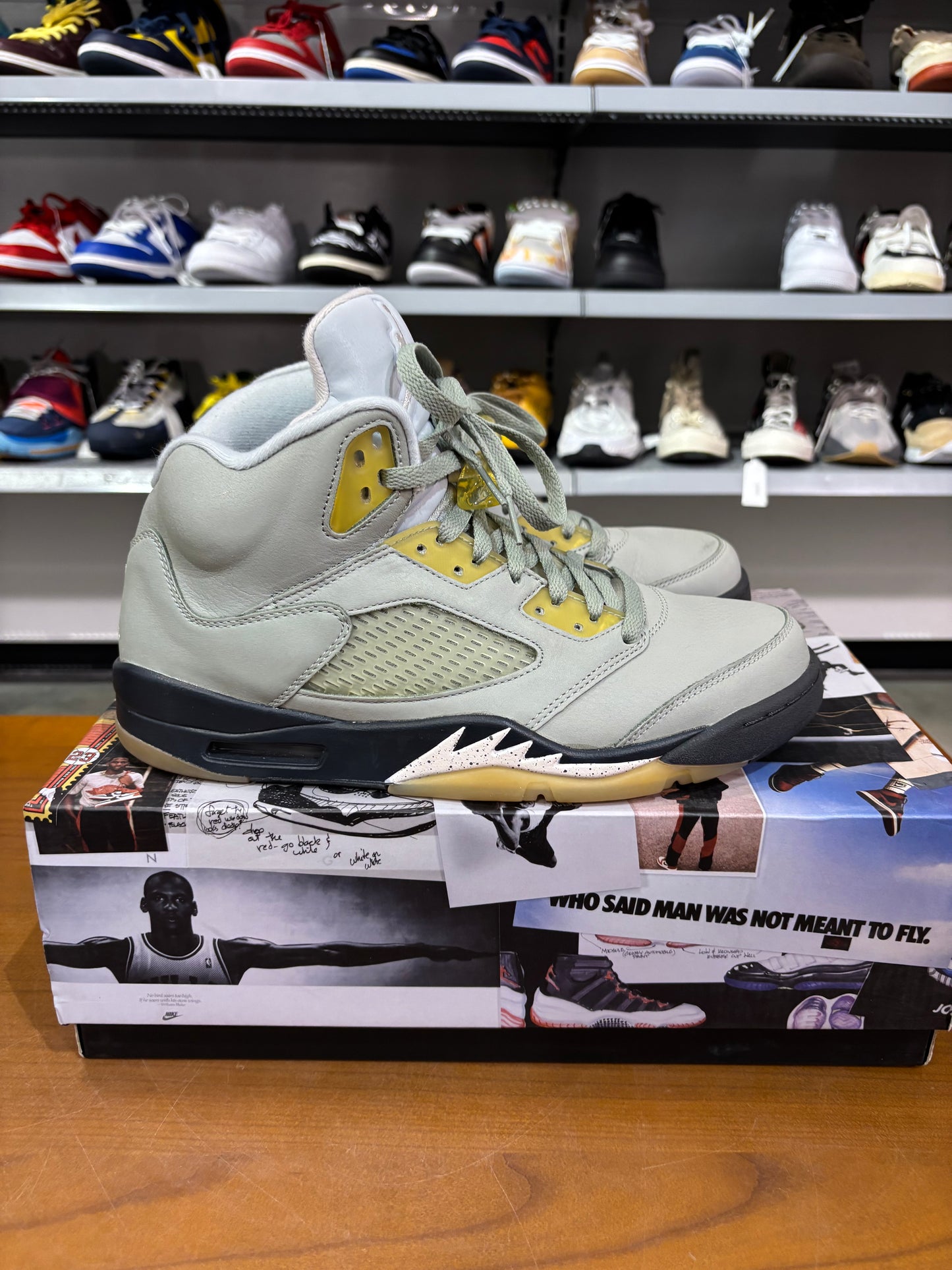 Preowned Air Jordan 5 Jade Horizon
