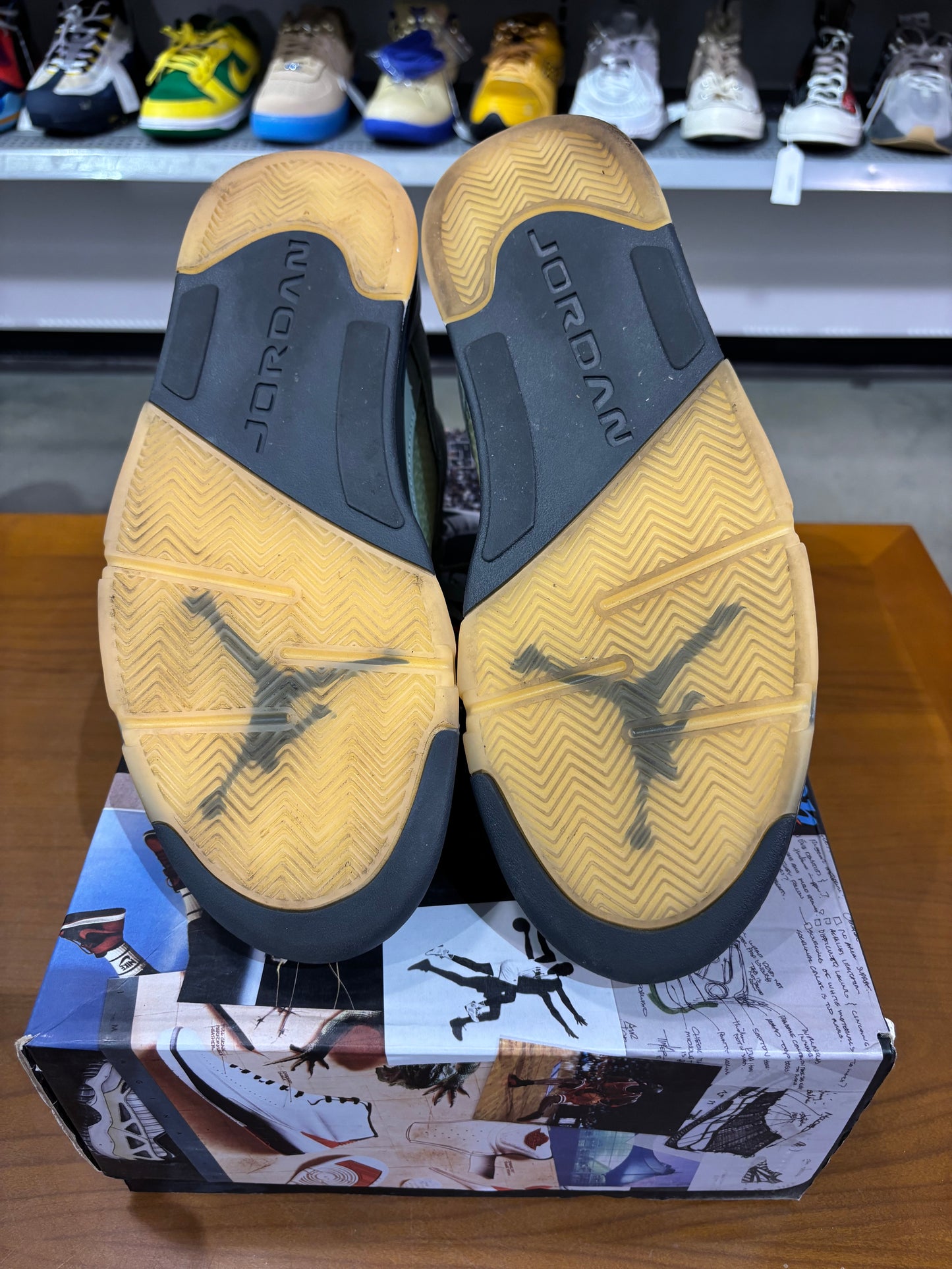 Preowned Air Jordan 5 Jade Horizon