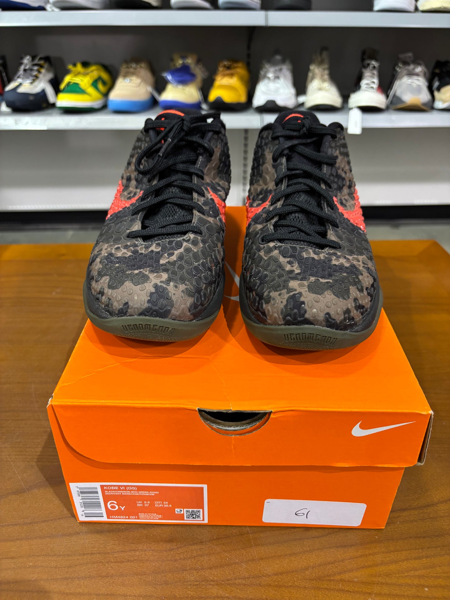 Preowned Kobe 6 Italian Camo