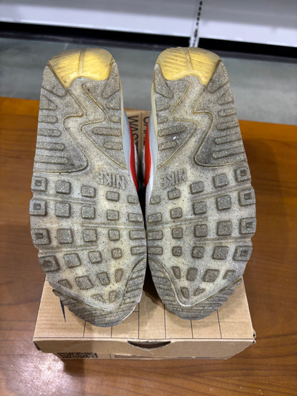 Preowned Air Max Terrascape 90 Summit White Red Clay