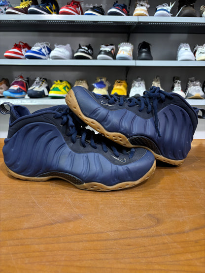 Preowned Nike Foamposite Navy Gum