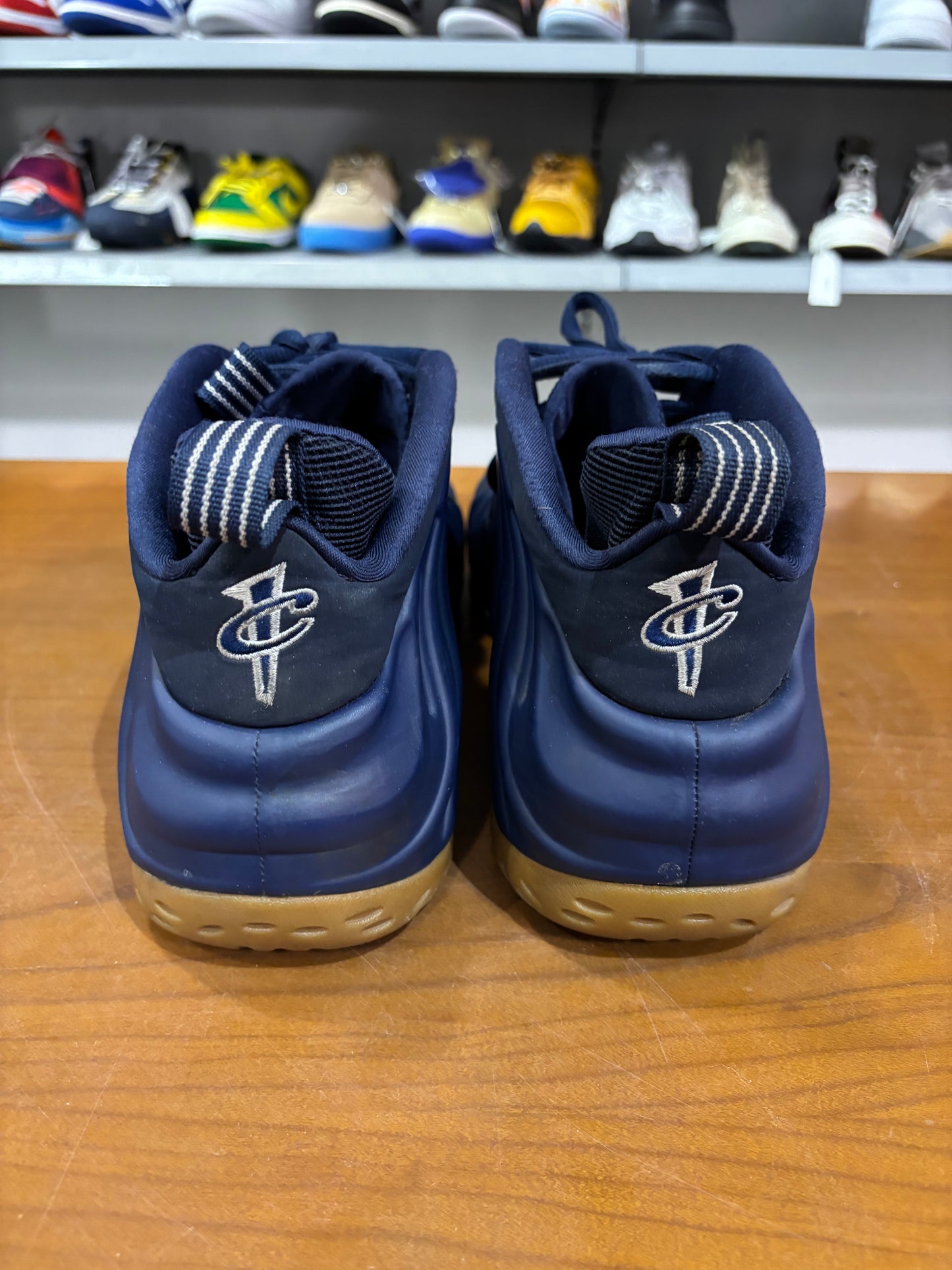 Preowned Nike Foamposite Navy Gum