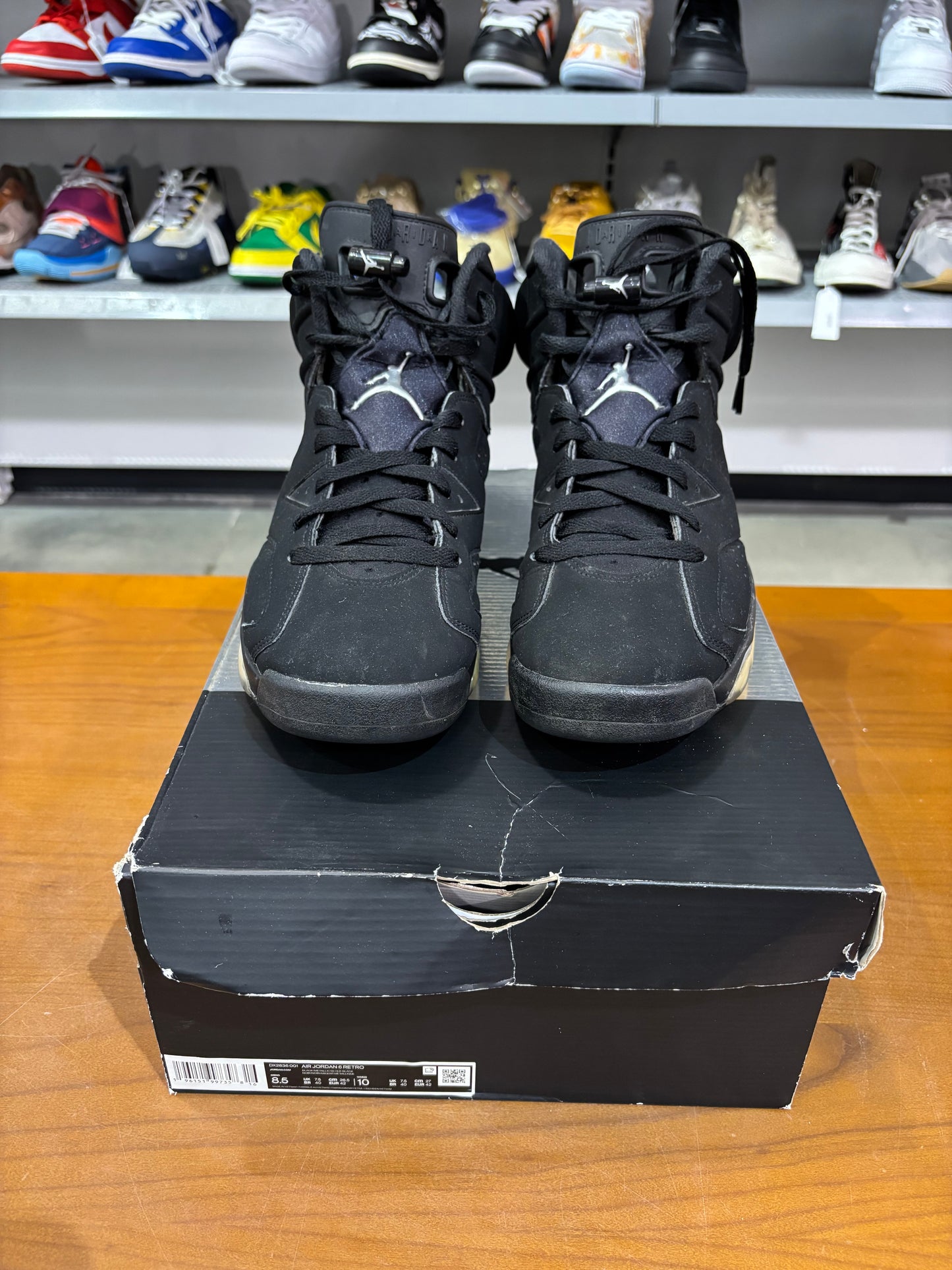 Preowned Air Jordan 6 Chrome