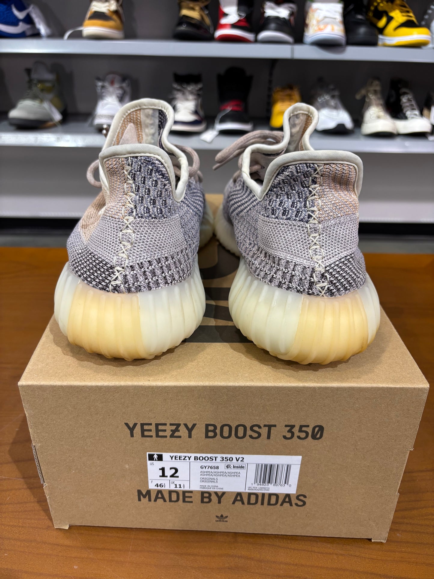 Preowned Yeezy 350 Ash Pearl