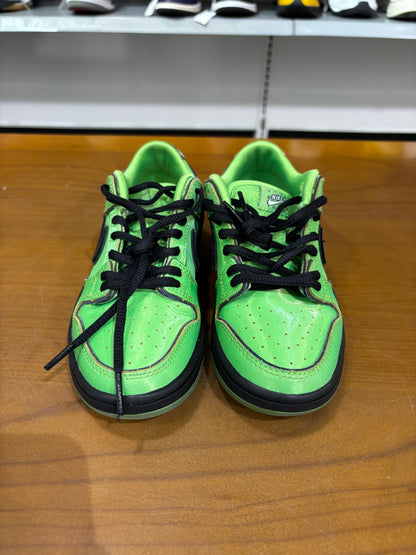 Preowned Nike SB Dunk Low Powerpuff Green Buttercup
