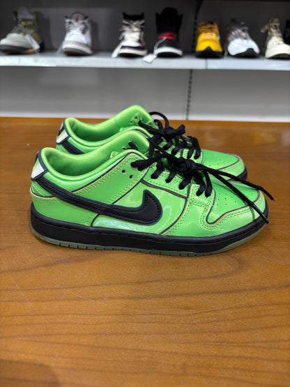 Preowned Nike SB Dunk Low Powerpuff Green Buttercup