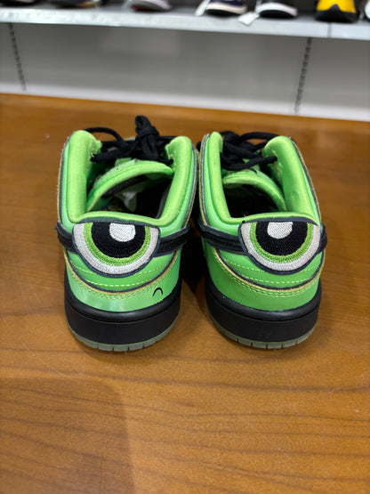 Preowned Nike SB Dunk Low Powerpuff Green Buttercup