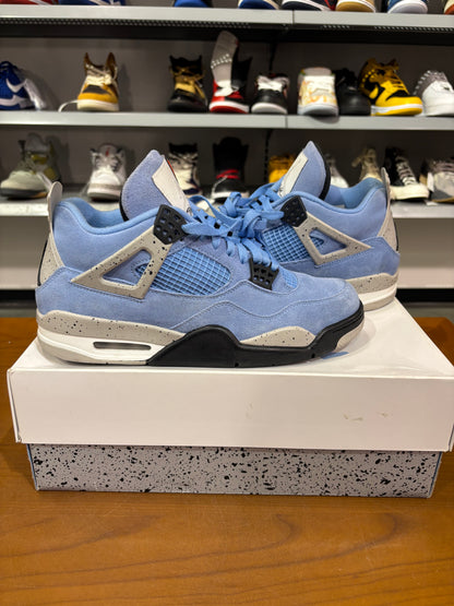 Preowned Air Jordan 4 University Blue