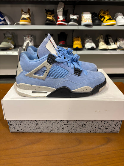Preowned Air Jordan 4 University Blue