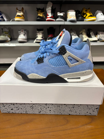 Preowned Air Jordan 4 University Blue