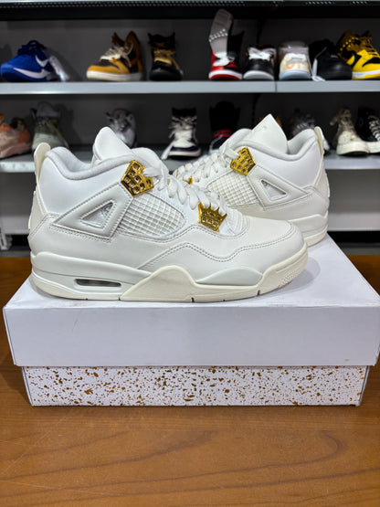 Air Jordan 4 Metallic Gold