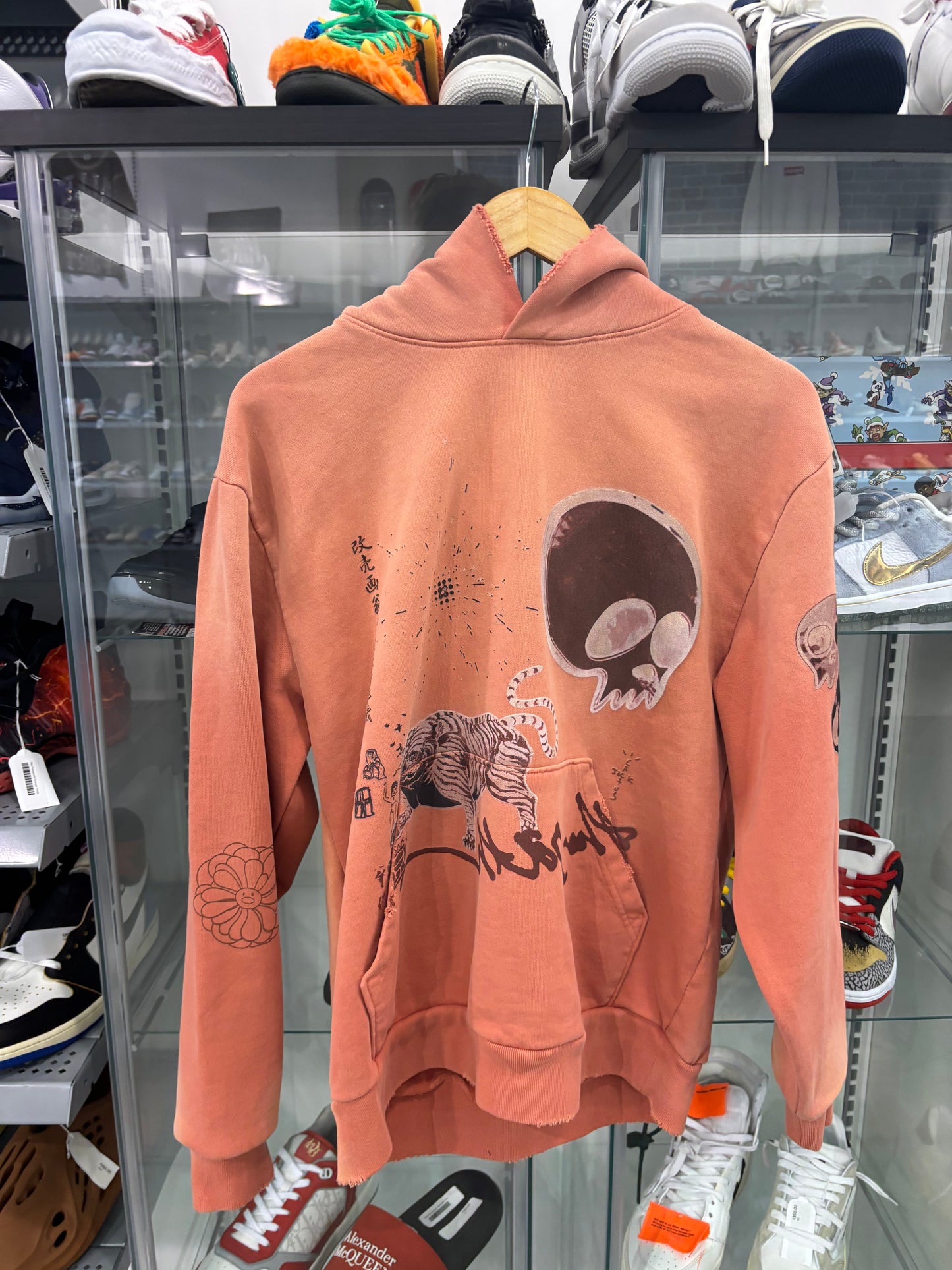 Travis Scott Cactus Jack x Takashi Murakami The Path Hoodie Orange