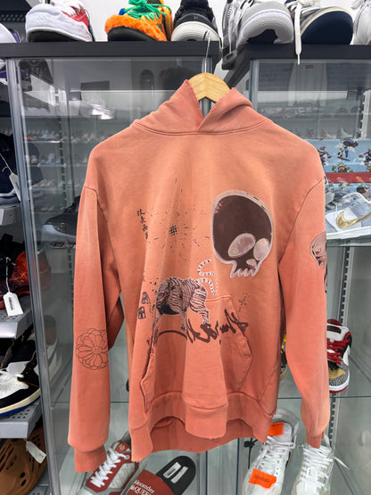 Travis Scott Cactus Jack x Takashi Murakami The Path Hoodie Orange
