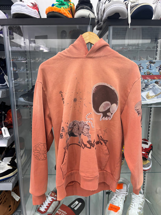 Travis Scott Cactus Jack x Takashi Murakami The Path Hoodie Orange