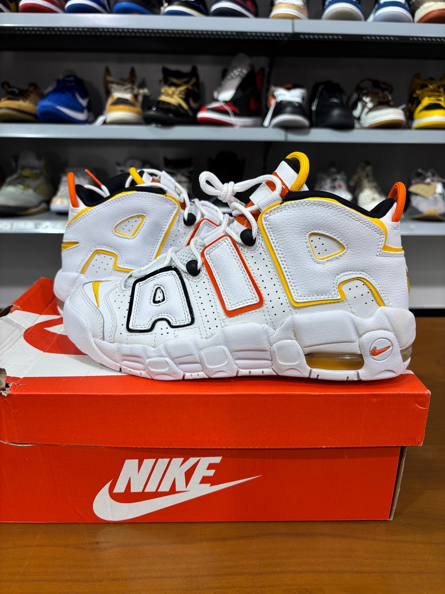 Preowned Nike Air More Uptempo Raygun